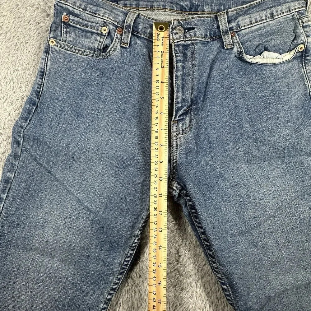 LEVI STRAUSS‎ Men 511 Slim Skinny Stretch Cotton Denim Jeans - 33x30 Medium Blue